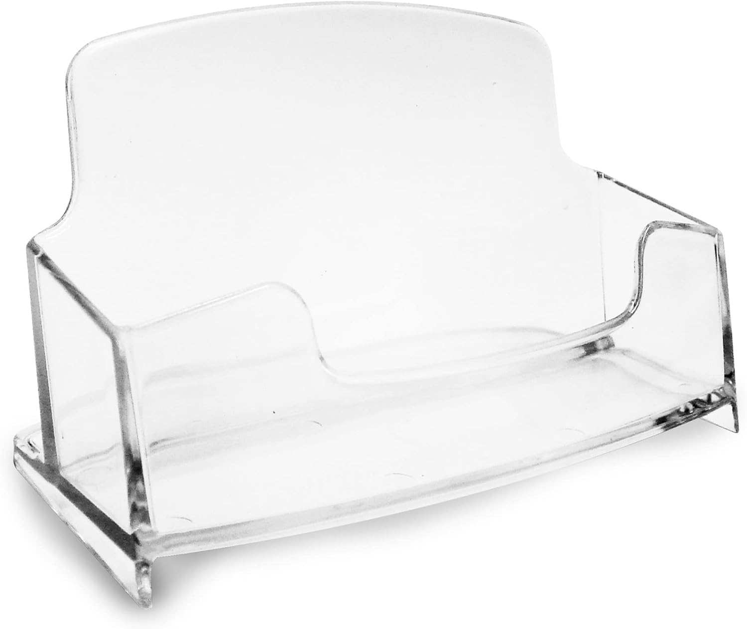 Arda Tavolo, Porta Biglietti da Visita in PLASTICA Trasparente Unisex-Adulto, 1 Tasca