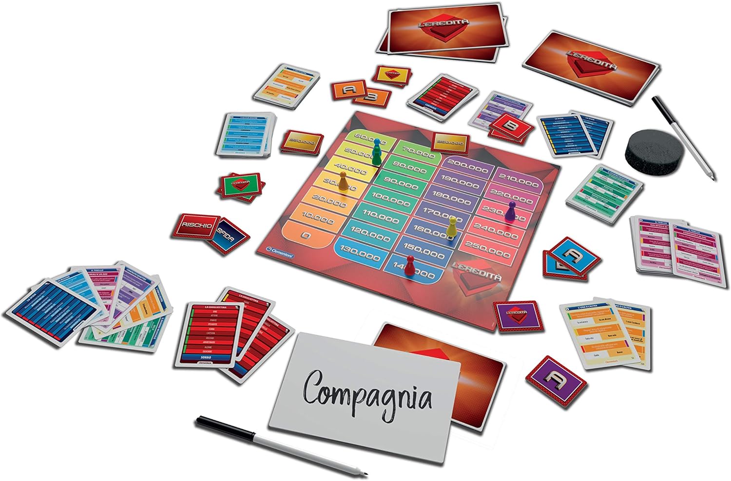 Clementoni - 16105 - Board Game - Legacy - Made in Italy - Board Game, Board Games for The Whole Family