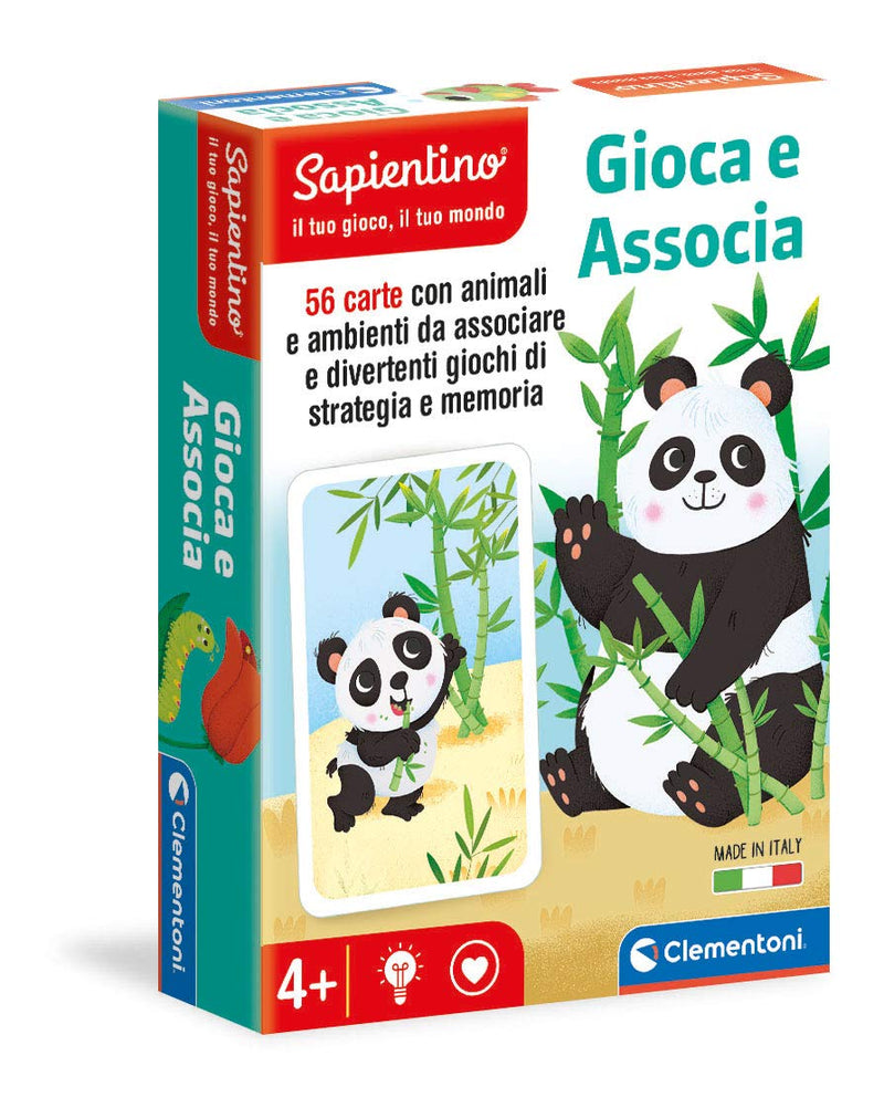 Clementoni 16308 Sapientino Associa – Animals – Educational Game 3 Years – Made in Italy, Multicoloured