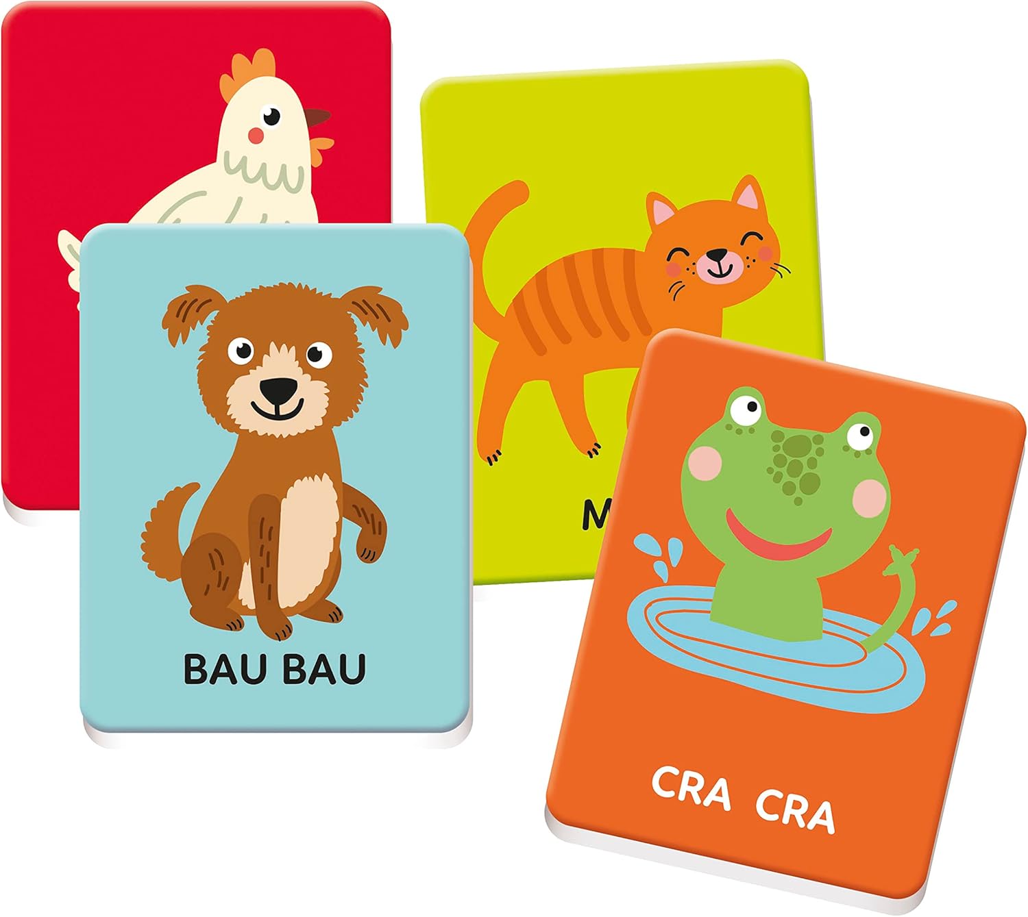 Clementoni - Sapientino Baby Cards That Towards Educational Game 1 Year, Montessori Flashcards-Made in Italy, Italian Color, 16433