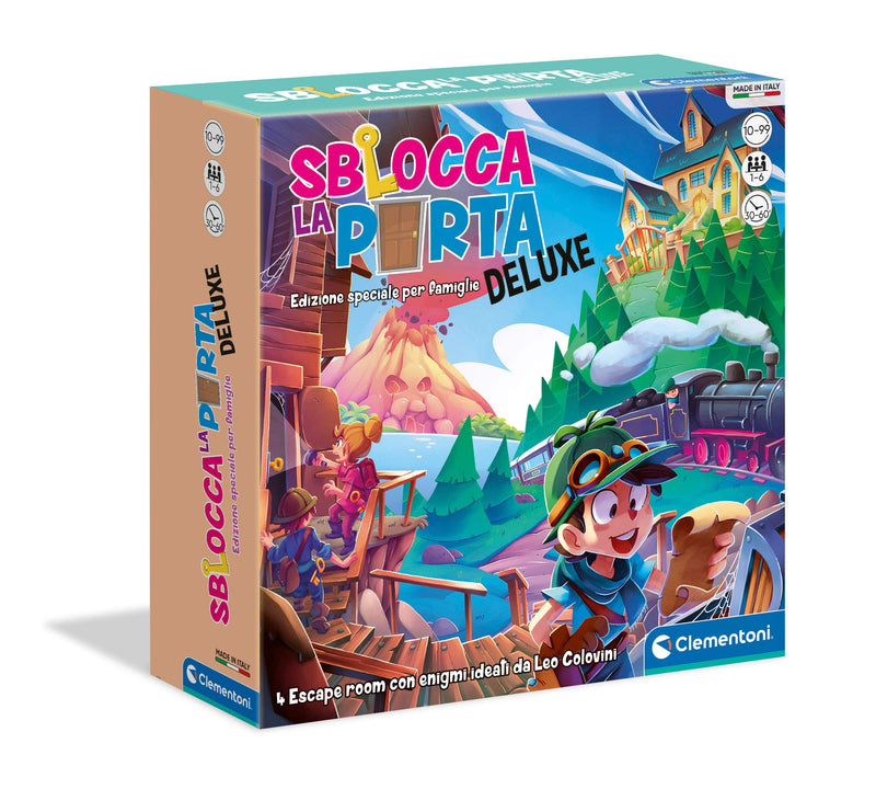 Clementoni Party Games - Sblocca La Porta Deluxe Merchandising Ufficiale