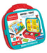 Clementoni 16715 Sapientino case Shapes-Educational Learn Numbers, Magnetic Board, Children's Game 3-6 Years, Made in Italy, Multi-Coloured, Medio