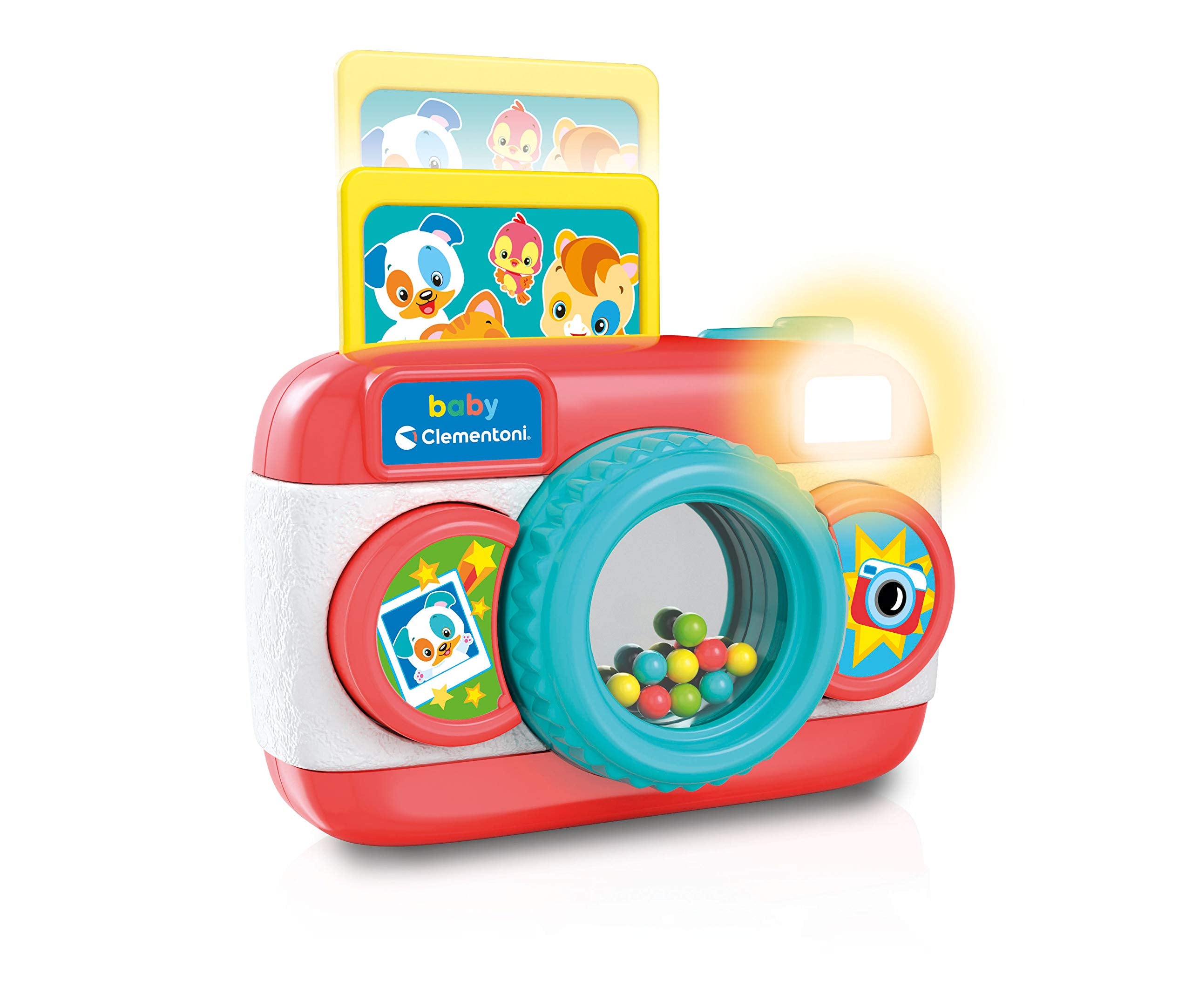 Clementoni 17440 Baby Camera, Early Childhood Play, Electronic Music Game, Activity Center, Children 9 Month, Single, Multi-Coloured