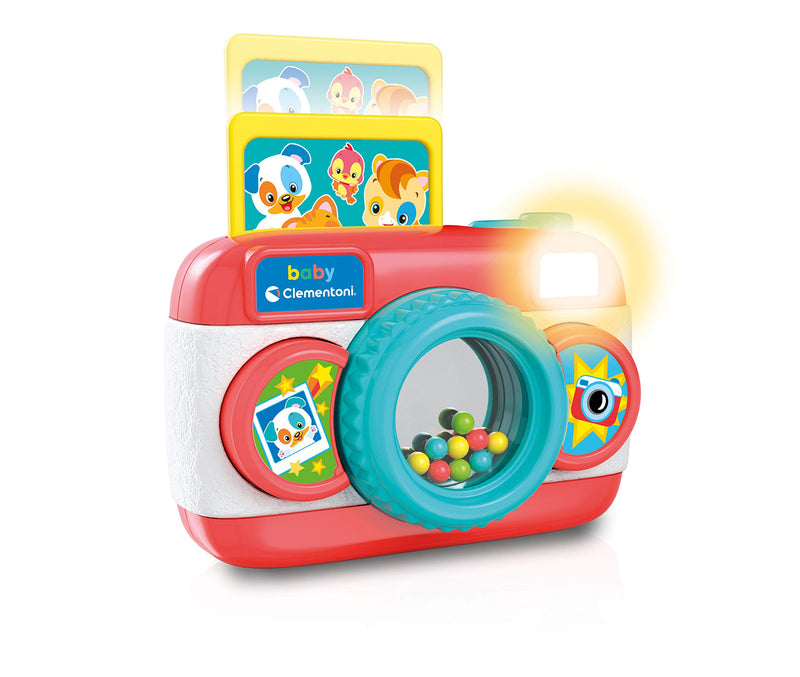 Clementoni 17440 Baby Camera, Early Childhood Play, Electronic Music Game, Activity Center, Children 9 Month, Single, Multi-Coloured