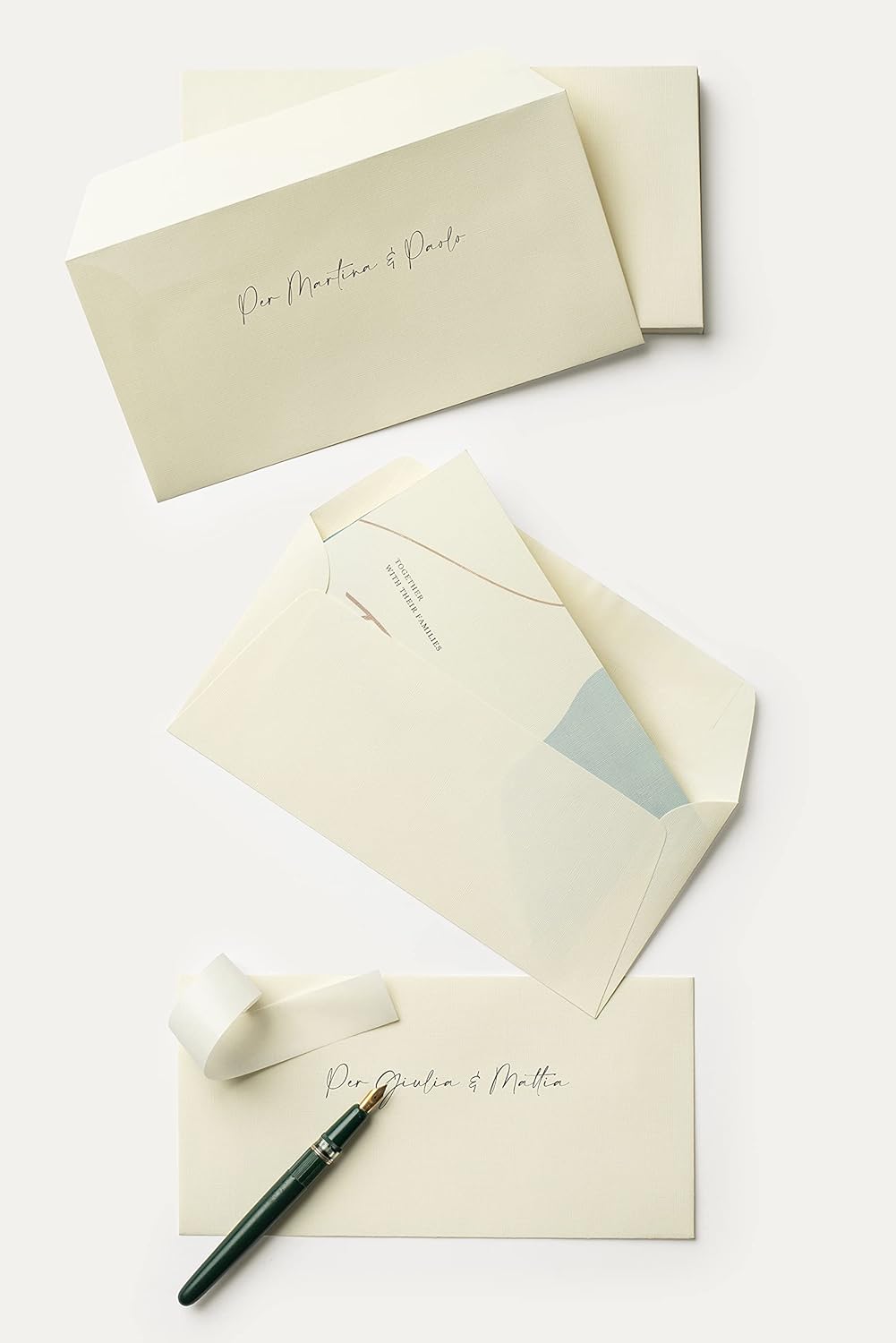 FAVINI A57Q617 Linen Look Paper for Calligraphy