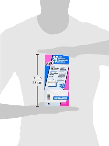 Blasetti CF25 Buste Strip S/FIN11X23CM Bianco Busta