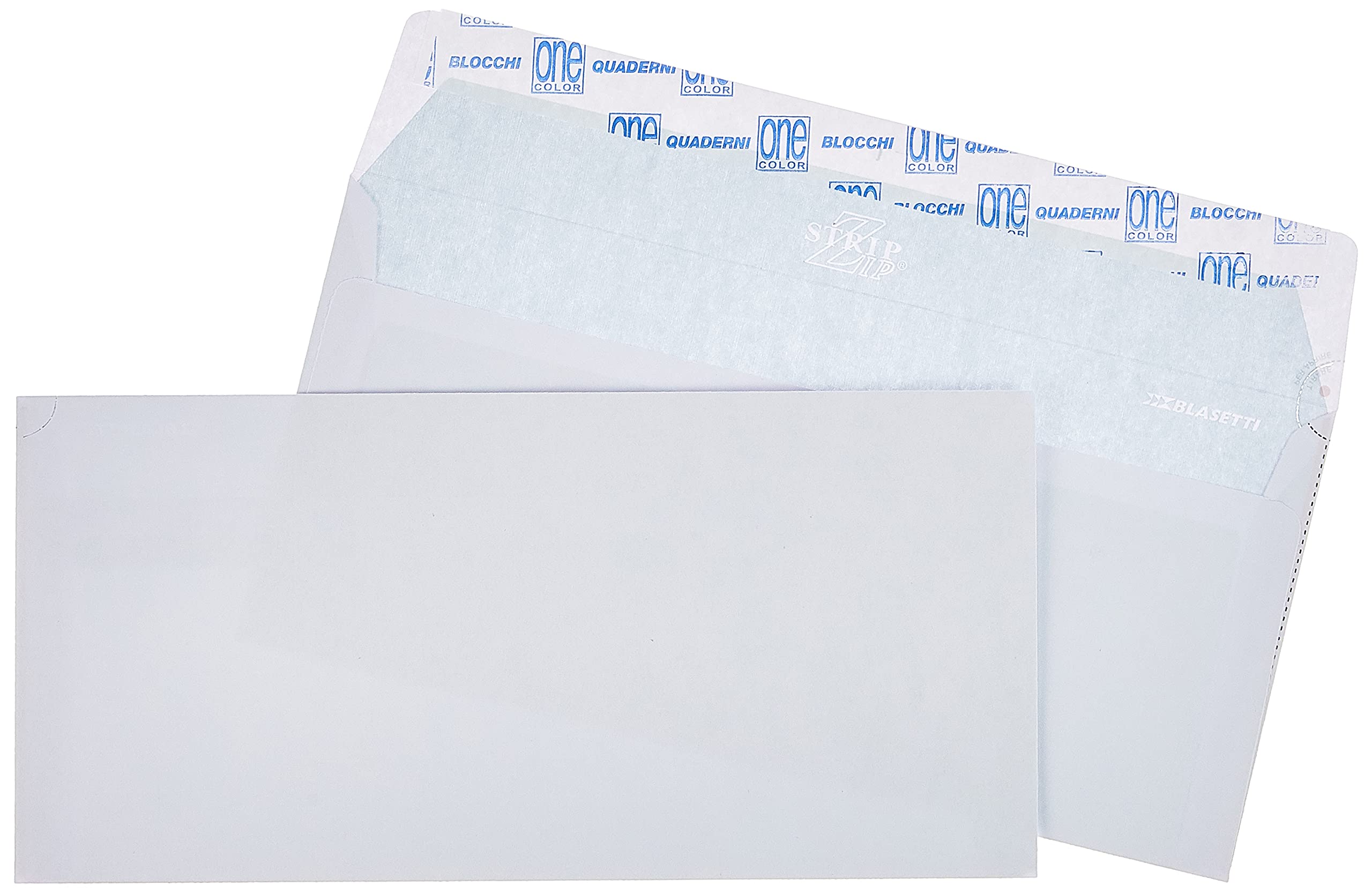 Blasetti CF25 Buste Strip S/FIN11X23CM Bianco Busta