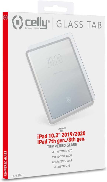 Celly PROT.iPad 10.2 7/8th Gen Crystal