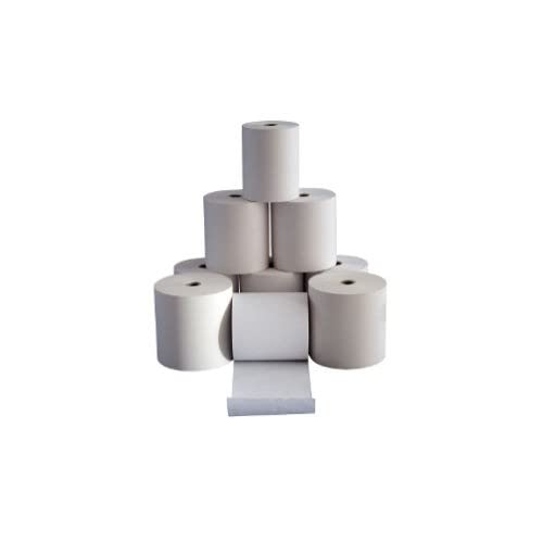 Thermal Paper Rolls for P.O.S. Case Approved 57 mm x 10 m without core 12 Pieces
