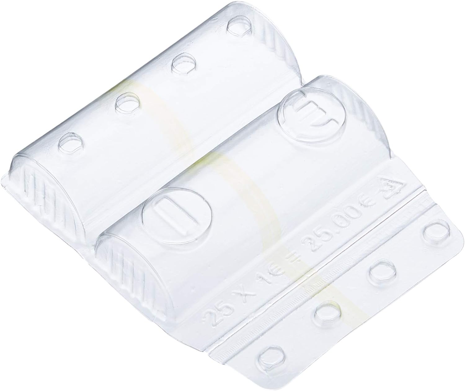 ITERNET sacchetto da 100 blister portamonete 1 euro fascia gialla