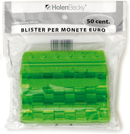 Holenburg Blister Plastic for coins Holenburg – 50 Cent – 40 coins – 8005/20 (CONF. 20