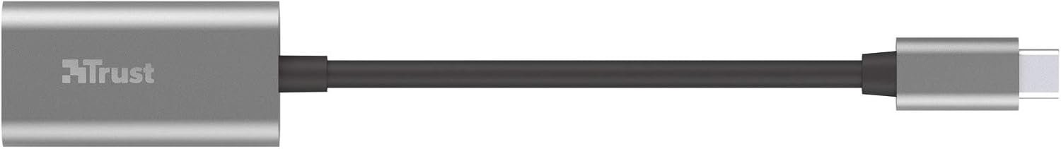 Trust Dalyx USB-C to HDMI Adapter, HDR and HDMI 2.0 (4k 60Hz), Connect Laptop to External HDMI Monitor or TV, MacBook, PC, Laptop, Chromebook