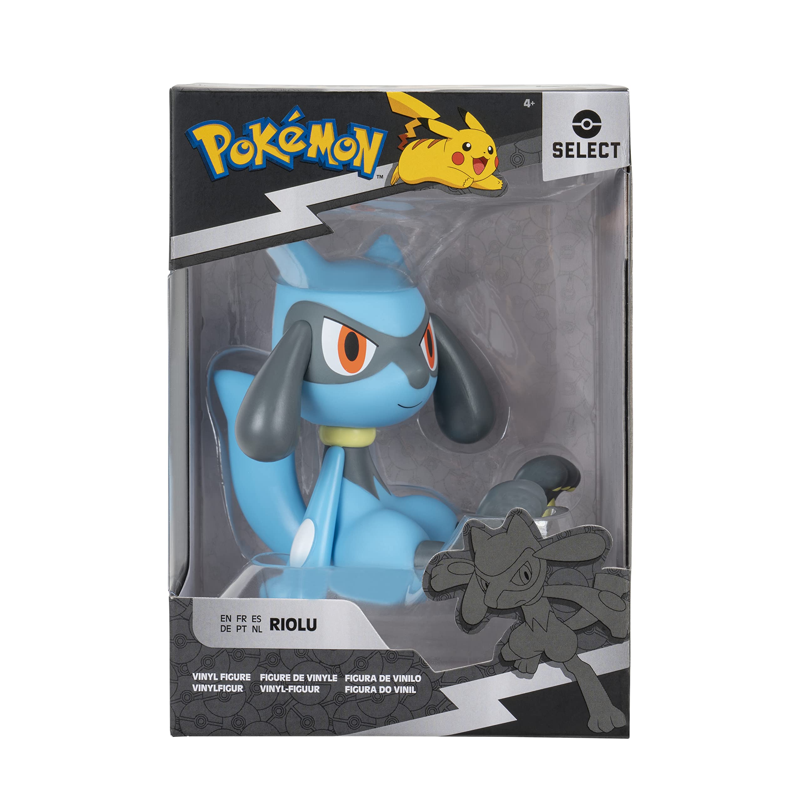 Pokémon PKW2524 - Vinyl Figure - Riolu, Official Collectible Figure, 10 cm