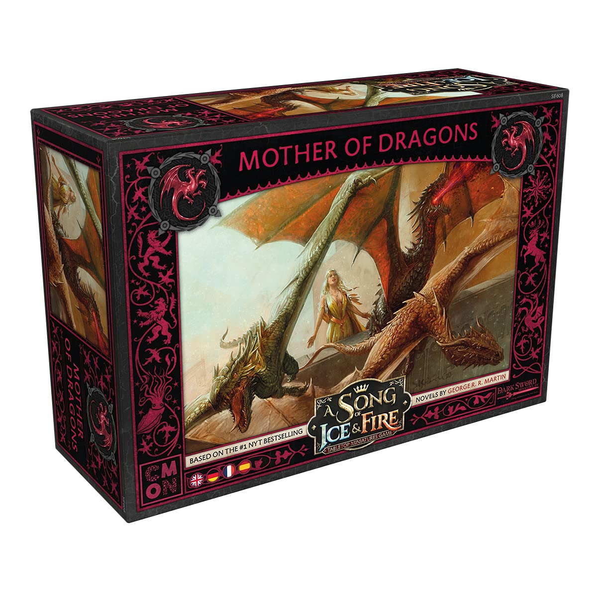 CMON Asmodee A Song of Ice & Fire - Mother of the Dragons | Expansion | Tabletop | 2 Players | From 14+ Years | 45+ Minutes | German | Multilingual