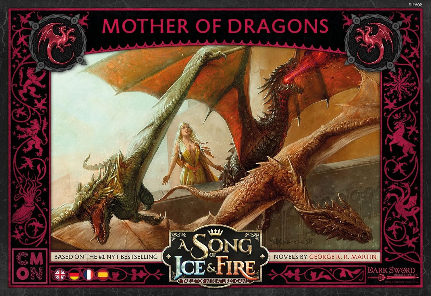 CMON Asmodee A Song of Ice & Fire - Mother of the Dragons | Expansion | Tabletop | 2 Players | From 14+ Years | 45+ Minutes | German | Multilingual