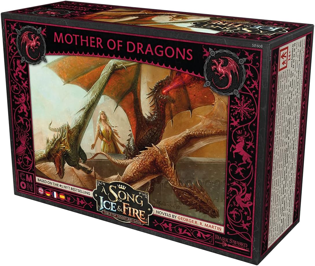 CMON Asmodee A Song of Ice & Fire - Mother of the Dragons | Expansion | Tabletop | 2 Players | From 14+ Years | 45+ Minutes | German | Multilingual