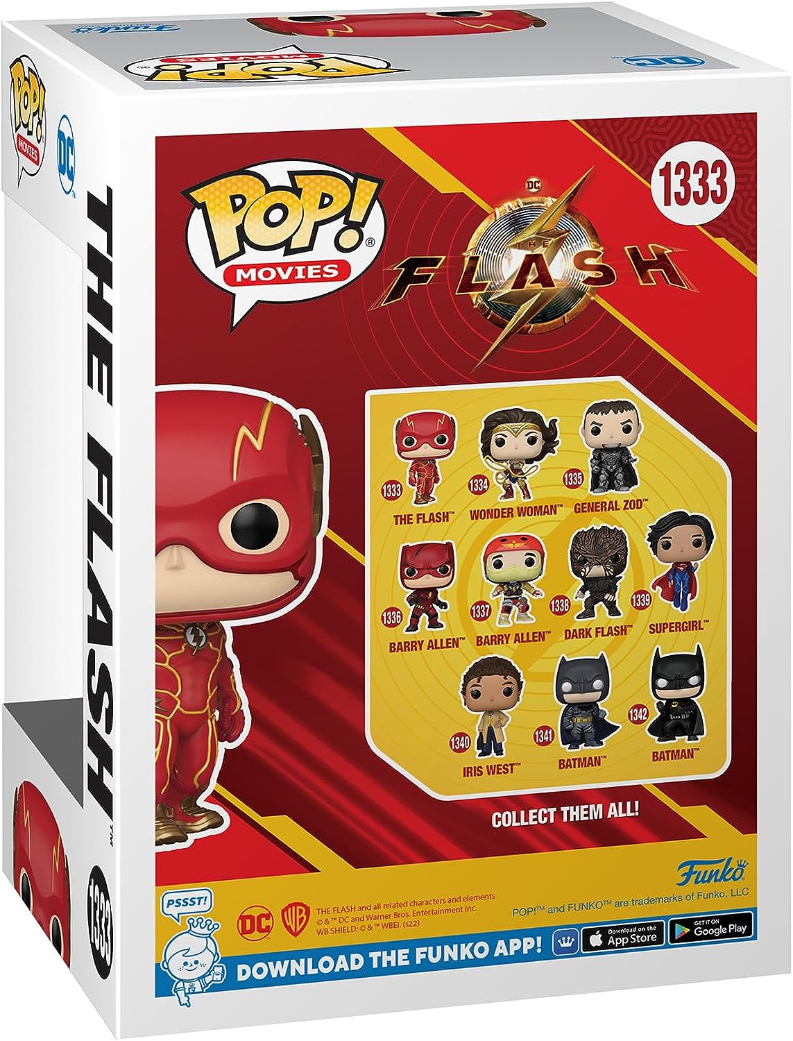 Funko POP! Movies: DC - the Flash - DC Comics - Collectable Vinyl Figure - Gift Idea - Official Merchandise - Toys for Kids & Adults - Comic Books Fans - Model Figure for Collectors and Display
