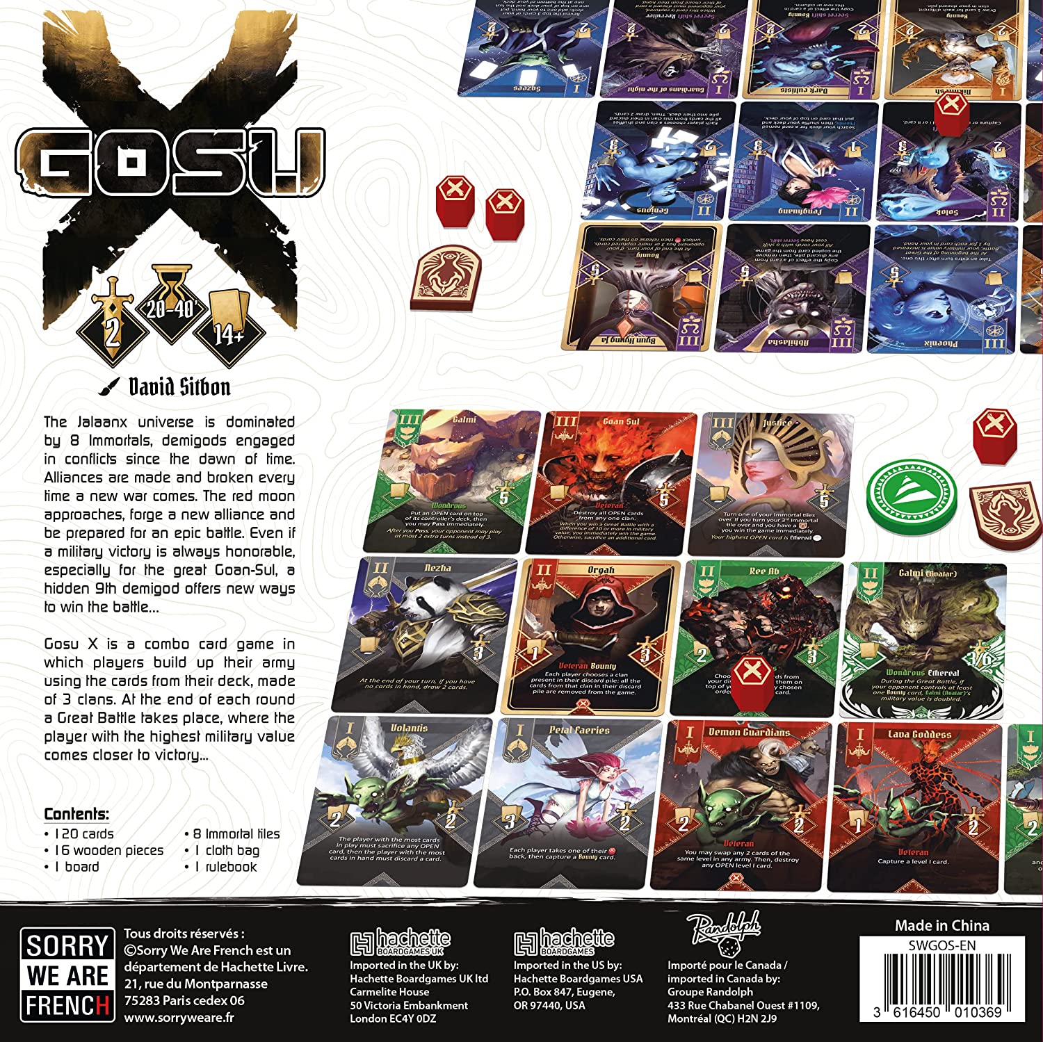 Gosu X | Card Game for Teens and Adults | Ages 14+ | 2 Players | 20 Minutes