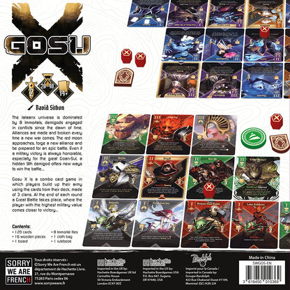 Gosu X | Card Game for Teens and Adults | Ages 14+ | 2 Players | 20 Minutes