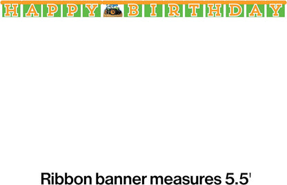 Tractor Time Jointed Birthday Banner - 1 Pc.