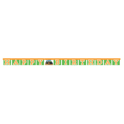 Tractor Time Jointed Birthday Banner - 1 Pc.