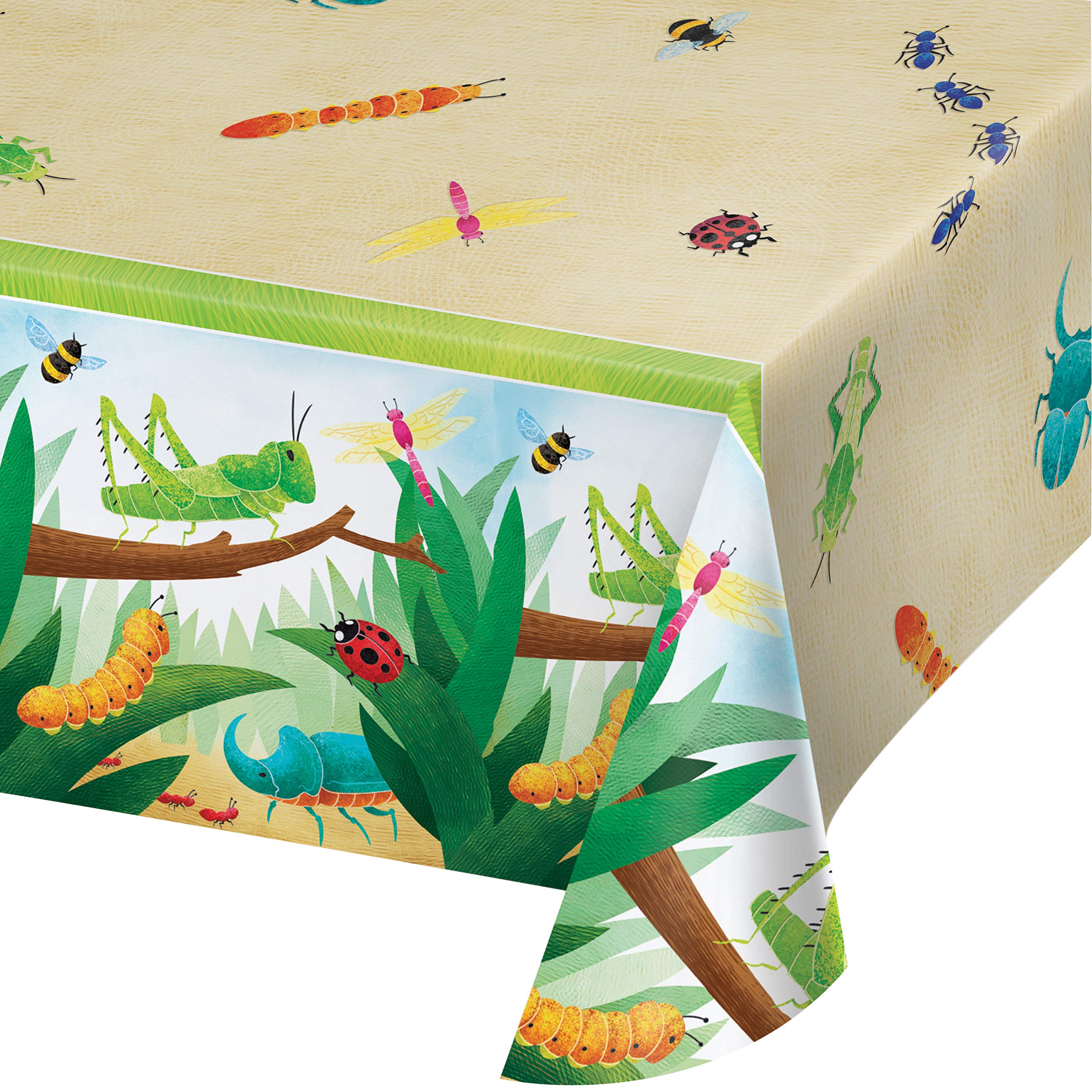 Birthday Bugs Paper Tablecloth, 1 ct