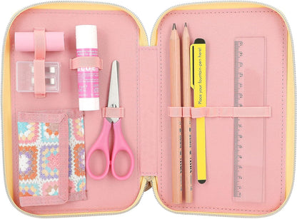 Depesche TOPModel - Triple Pencil Case HIPPIE HEART - (0412378)
