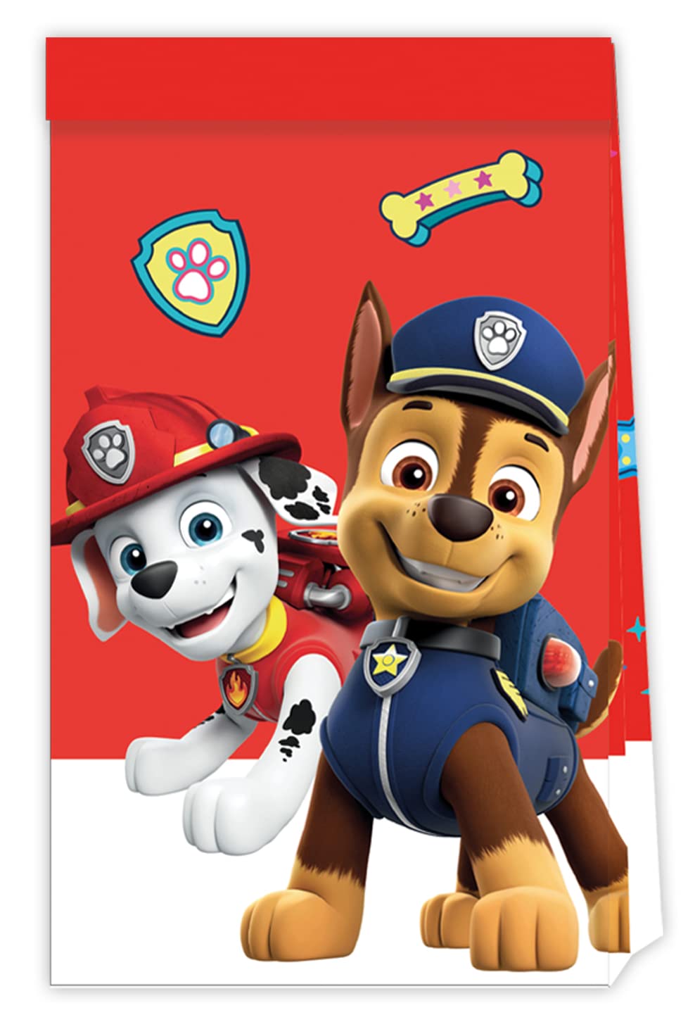 Procos Folat 94105P Small Bags FSC Paw Patrol Pack of 4, Multicoloured