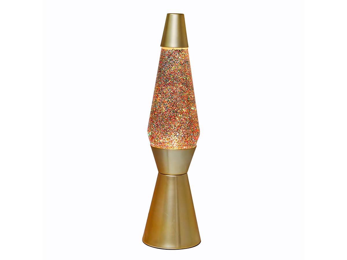 divers - Lavalamp  Gold Glitter 40cm