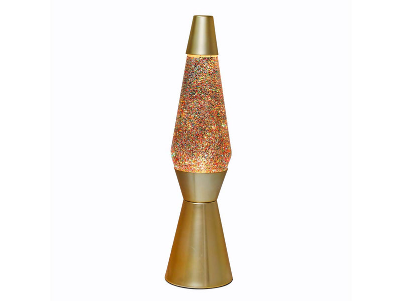 divers - Lavalamp  Gold Glitter 40cm