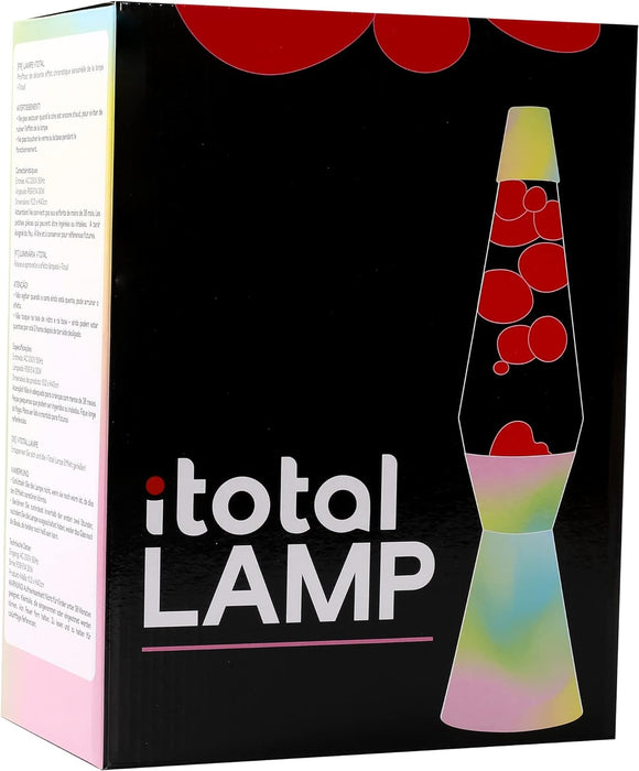 I-Total - Lava lamp with magma (bubbles) / magma glitter (rainbow dream