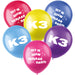 Folat - Balloons K3 23 cm - 6 pieces