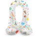 Folat 63960 Luftballon Geburtstag Stehender Ziffer 0 Joyful Party Weiß mit Geschenke und Dekoration 72 cm-Decoration Geburtstagdeko, Ballon Zahl, Kein Helium erforderlich, Bunt Zahl 0