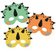 Folat 68333 Masks Dino Roars Pack of 6, Multicoloured