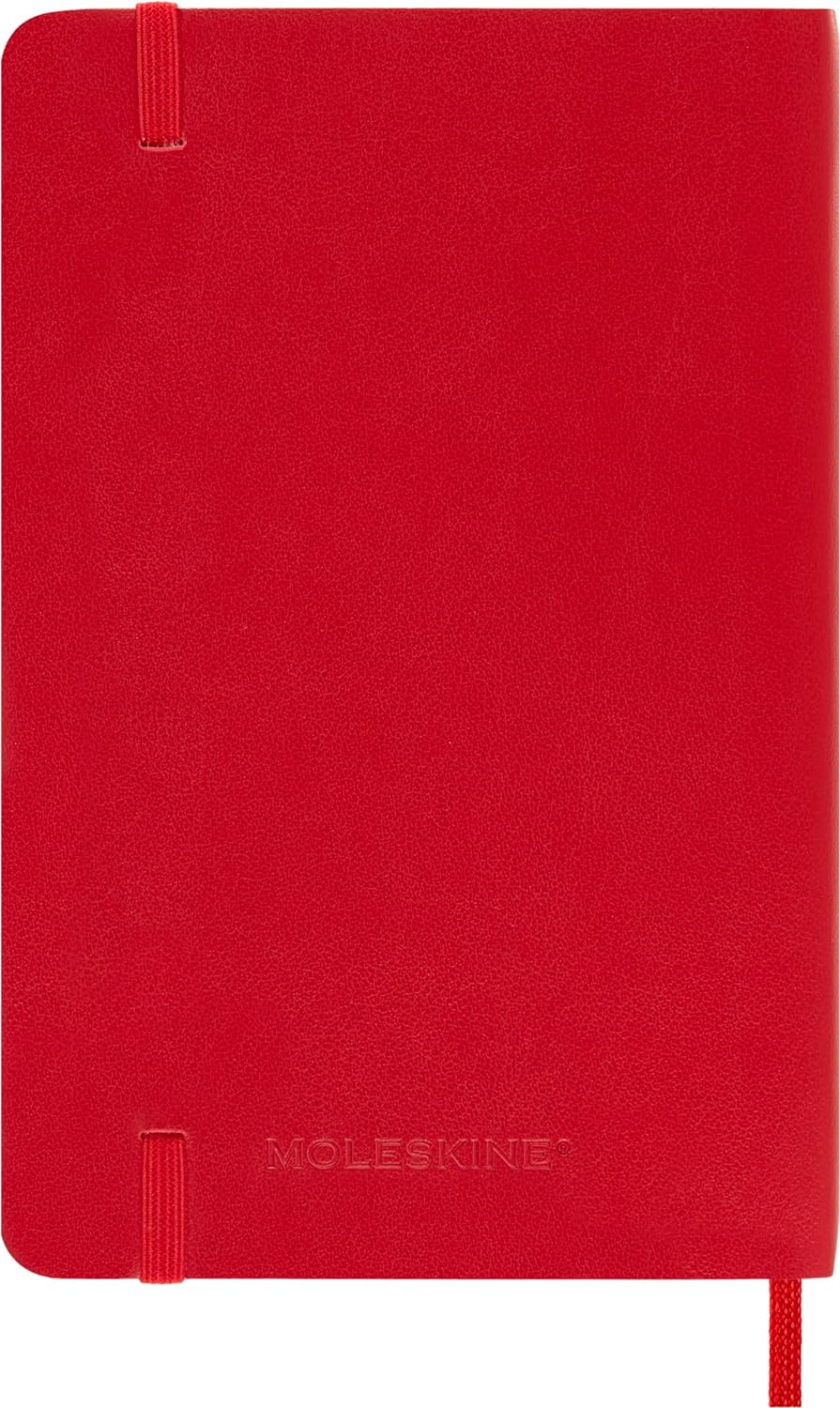 Moleskine Weekly Planner 2023-2024, 18-Months Agenda, Academic Diary, Weekly Diary with Soft Cover, Pocket Size 9 x 14 cm, Colour