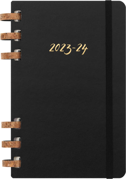 Moleskine Academic Monthly Planner 2023 -2024, 12-Month Weekly and Monthly Diary, University Agenda with Hard Cover, Size Large 15 x 21 cm