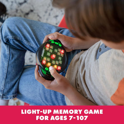 Learning Resources EI-8435 BrainBolt Brain Teaser, Puzzle Ages 7 to 107, Highly Competitive, Mind-Melting Light-Up Memory Game, Educational Insights, Solo or Two Player, for Travel, Black, Green, 20.3