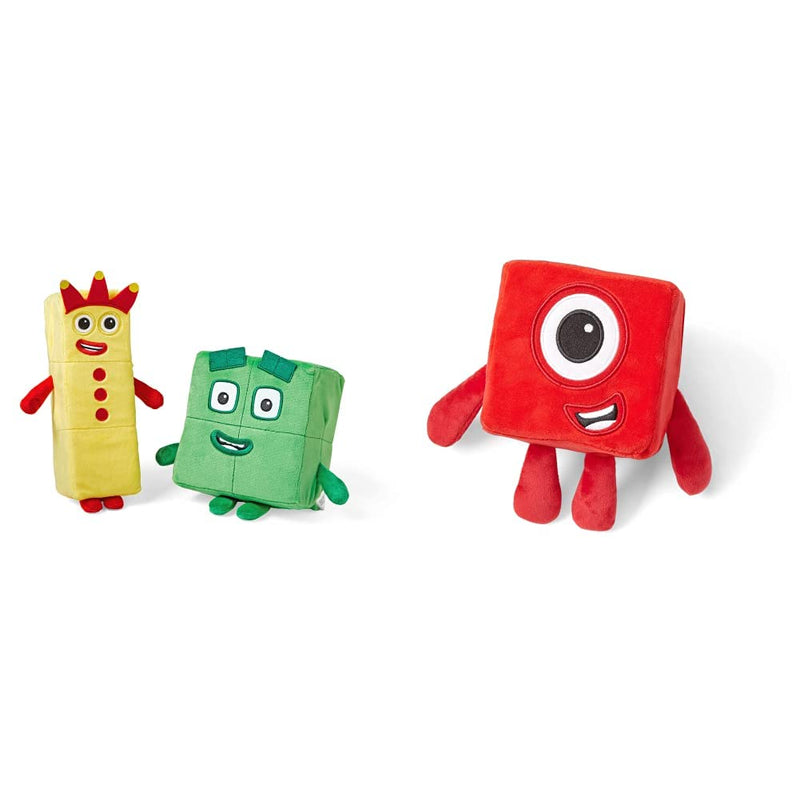 Learning Resources Numberblocks Three and Four Playful Pals & HM94553-UK One, Numberblocks Plush Girls & Boys