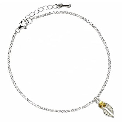 Harry Potter Sterling Golden Snitch Bracelet by The Carat Shop