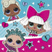 Unique 20902 Paper Napkins-16.5 cm- LOL Surprise Party-Pack of 16, Multicolour