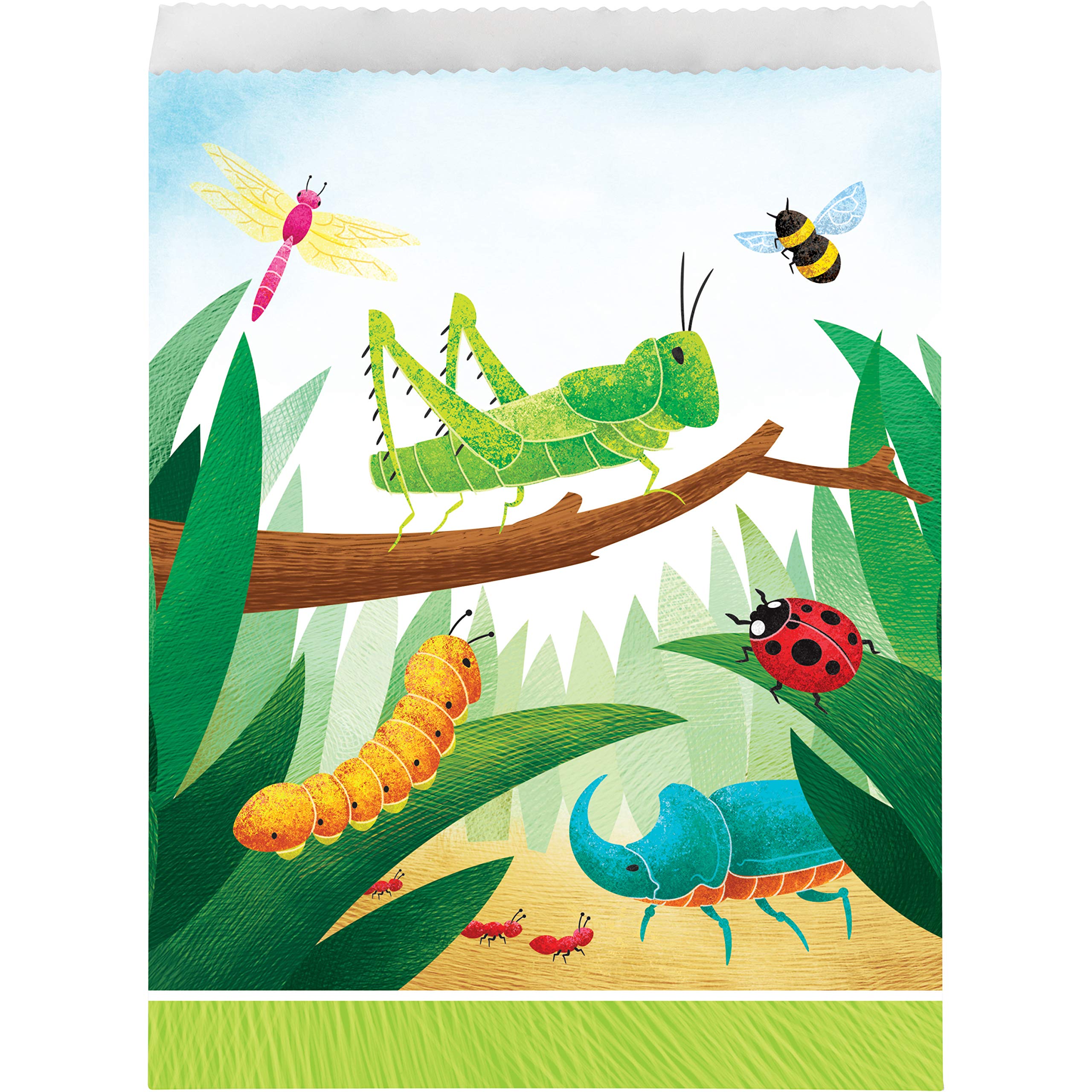 Creative Converting Bolsas de papel Bugs Life, 8 unidades