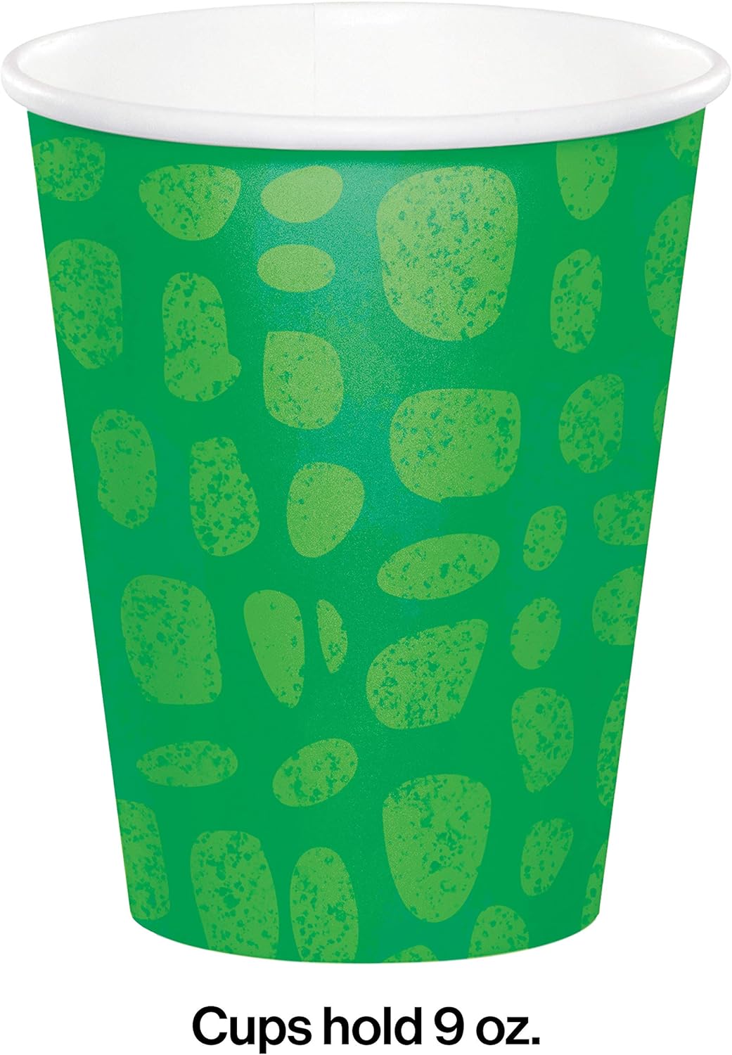 Creative Converting PC350516 Alligator Birthday Party Paper Cups, Green, 9 Ounces