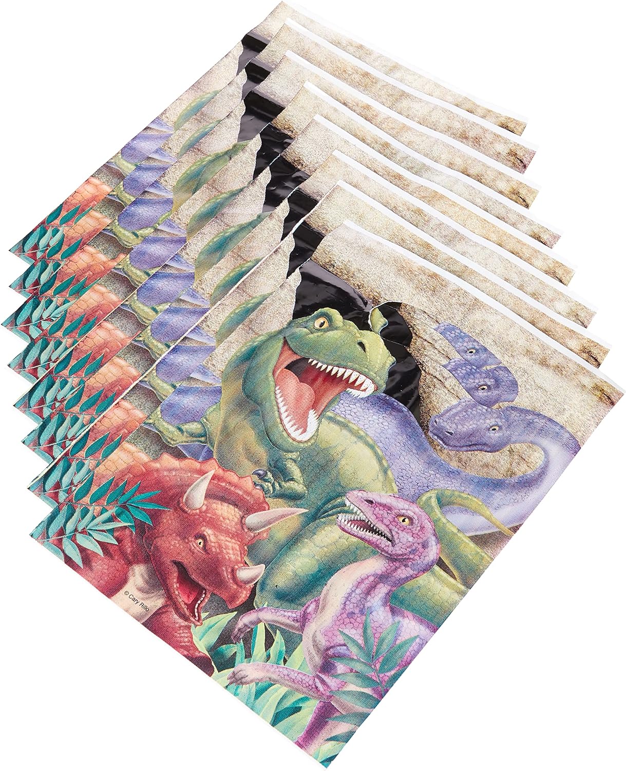 Creative Converting Dino Blast 8 Count Party Favor Loot Bags