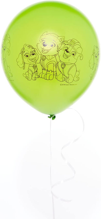 6Pk 11In Paw Patrol Latex Balloons