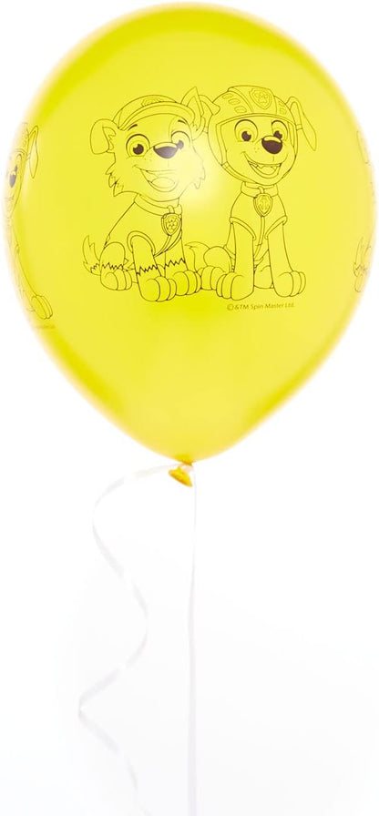 6Pk 11In Paw Patrol Latex Balloons