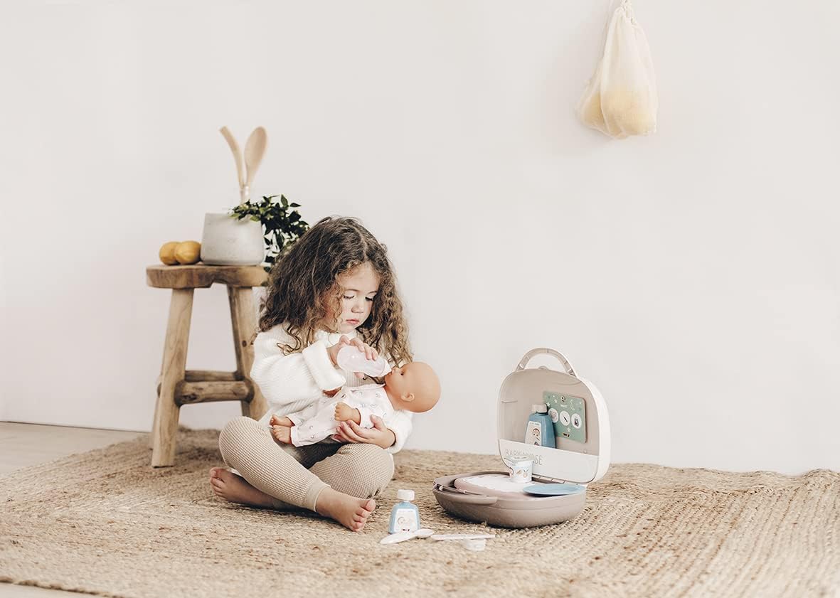 SMOBY - Baby Nurse Vanity avec 13 accessoires inclus