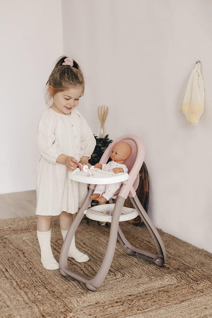 Smoby- Baby Nurse Trona para Muñeco Bebé, Incluye Accesorios, Adecuado para Muñecos de hasta 42cm, (77600220370)