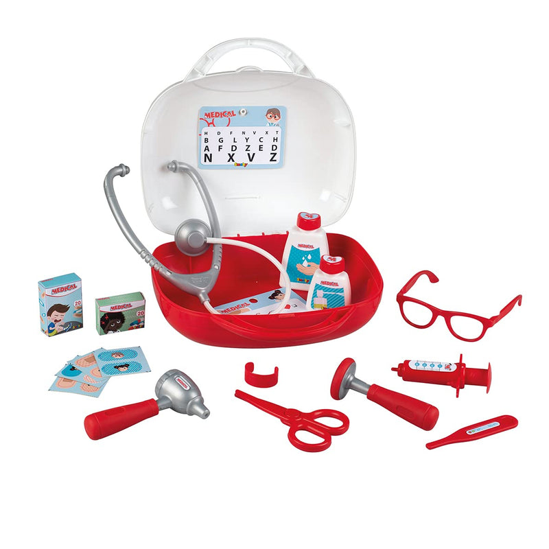 Smoby Toys - Valigetta medica per bambini (piccola), con accessori (15 pezzi