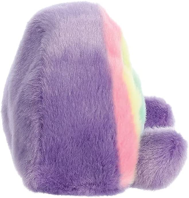 Aurora, 33577, Palm Pals Vivi Rainbow 5In, Soft Toy, Pink, Purple, Yellow