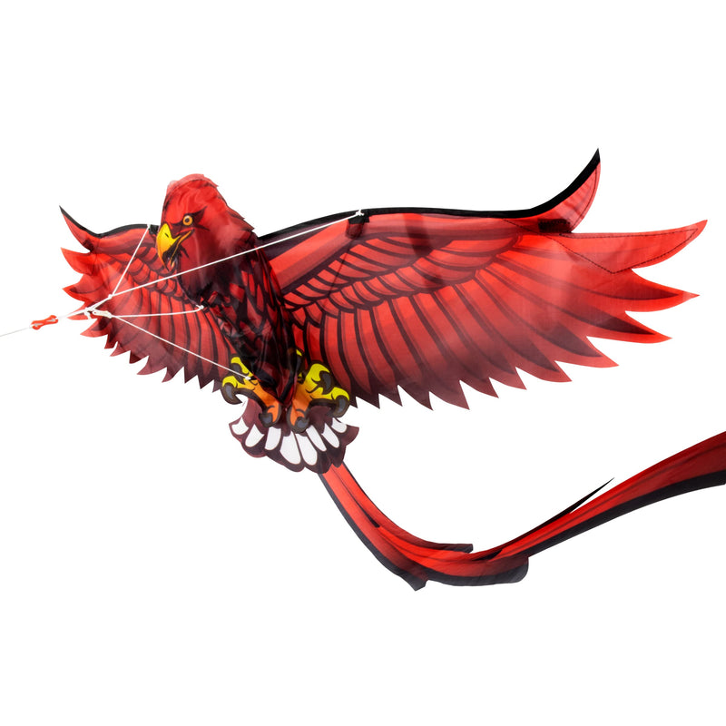 Eolo Kites Ready 2 Fly Kids’ 3D Pop-Up Kite, Red Dragon, Wingspan, Patented System, Assembles in Seconds, High Quality & Performance, Ripstop Construction, Sturdy Fiberglass Frame 3d Eagle